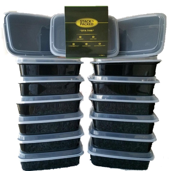 unbranded Other - (15pack)  STACK&PACKED MEAL PREPPING CONTAINERS